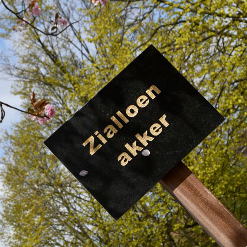 Zialloen akker in Den Haag